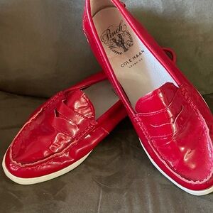 Cole Haan Women's Glossy Red Flats